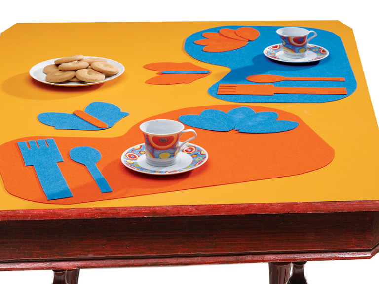 Per la colazione tovagliette di feltro