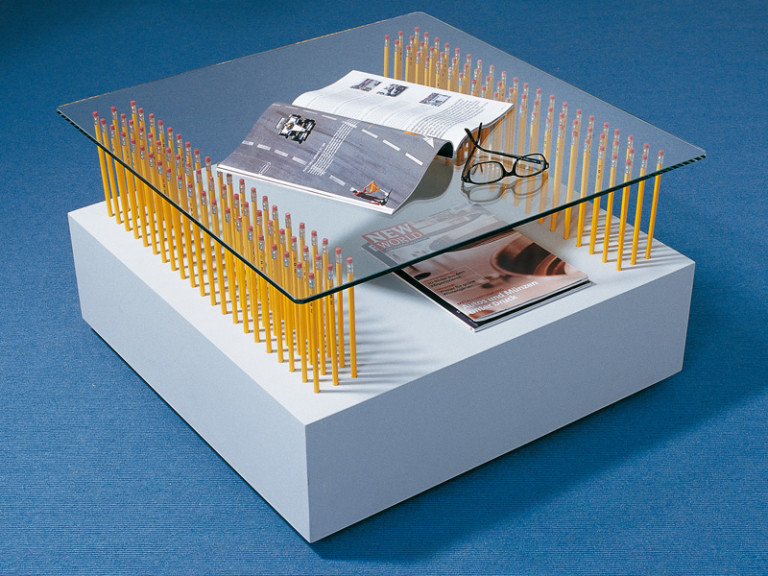 Tavolino da salotto | Come costruirlo con l’ausilio di 126 matite