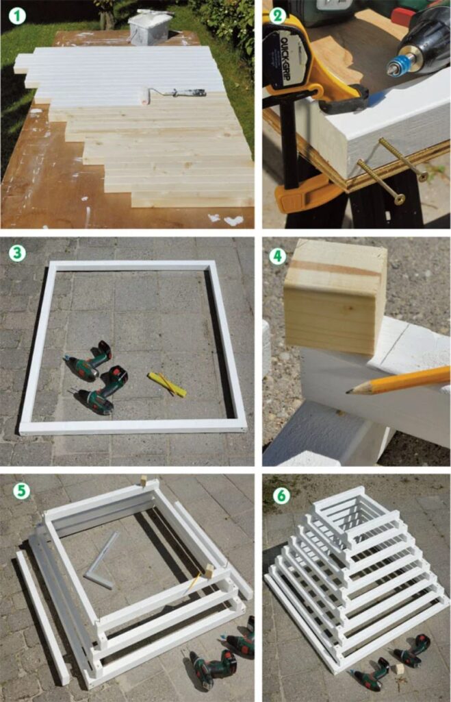 costruire fioriera in legno