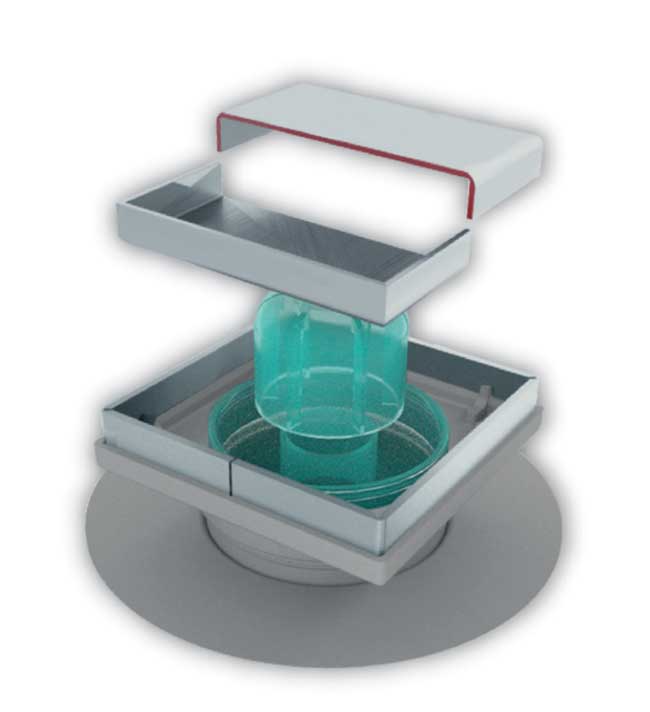 Tappetino Silicone Per Scarico Pavimento YANGWEN – Antiodore, Tagliabile, 20x20 Cm, Verde Per Bagno E Cucina