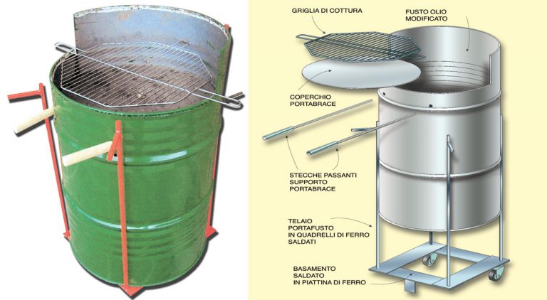 Barbecue artigianali | Come ricavarli da fusti metallici