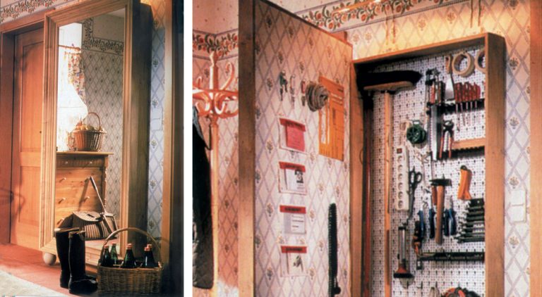 Armadietto in legno attrezzato per gli utensili | Costruzione fai da te