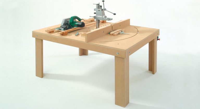 Banchetto di lavoro per forare e segare | Costruzione in 21 passaggi