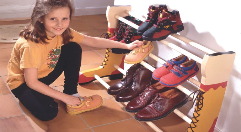 Portascarpe fai da te originale