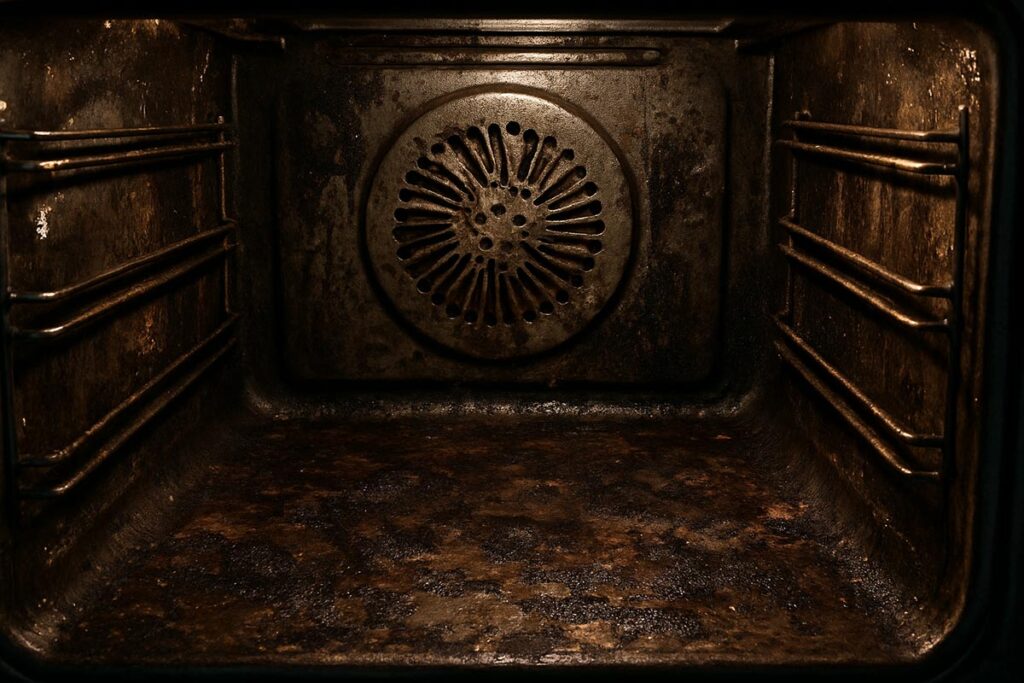pulire il forno