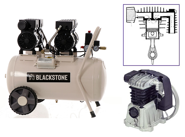 Compressore silenziato monostadio 