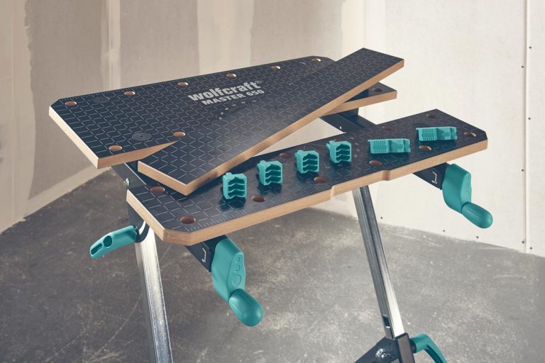 Master 650 di Wolfcraft | Pieghevole, leggero,  robusto e… con morsa
