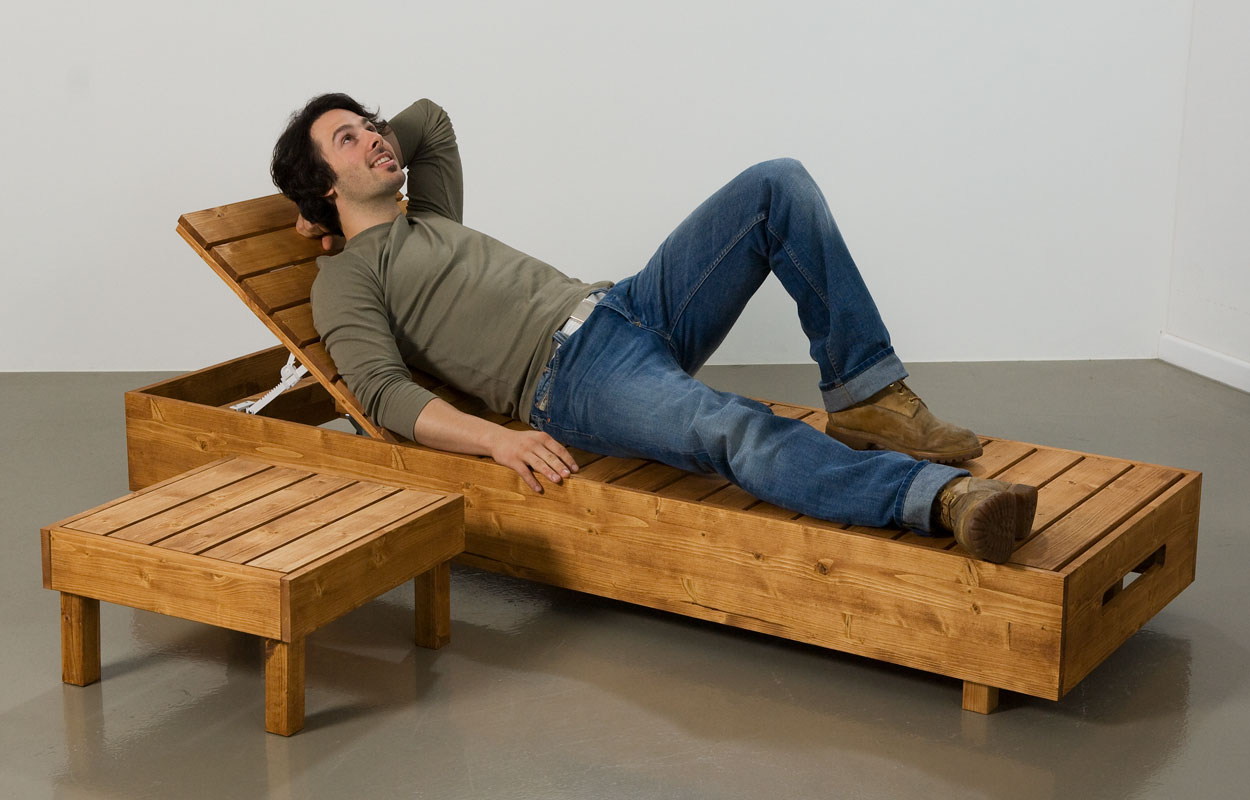 lettino fai da te per esterni