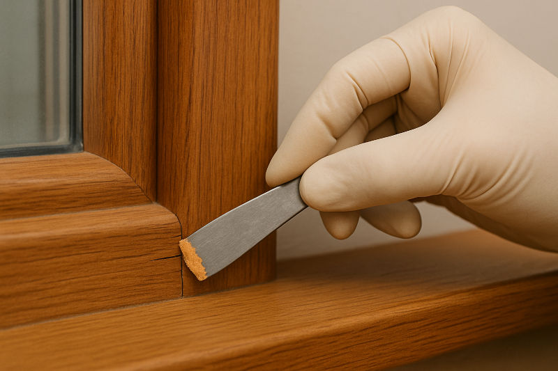 manutenzione infissi in legno