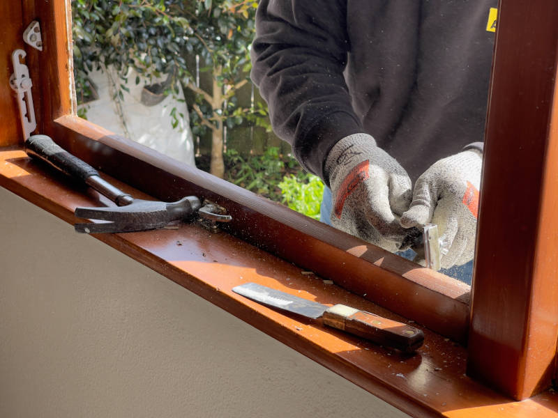 manutenzione infissi in legno