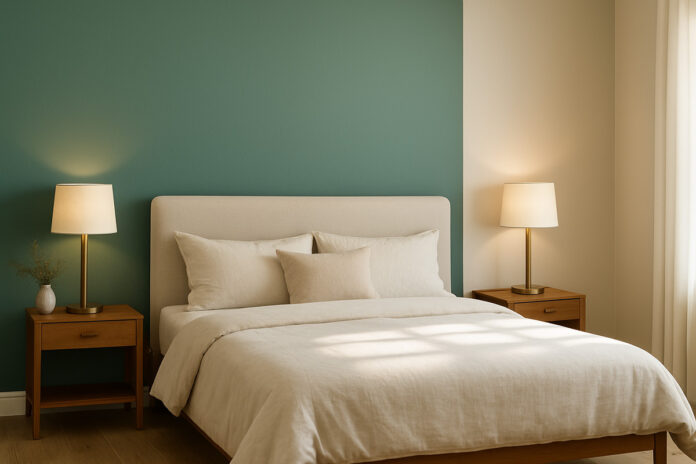 Dipingere la Camera da Letto con Due Colori