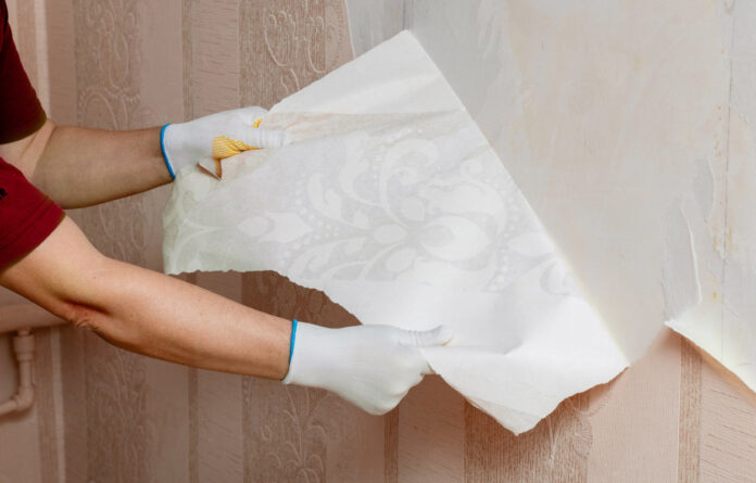 come rimuovere la carta da parati