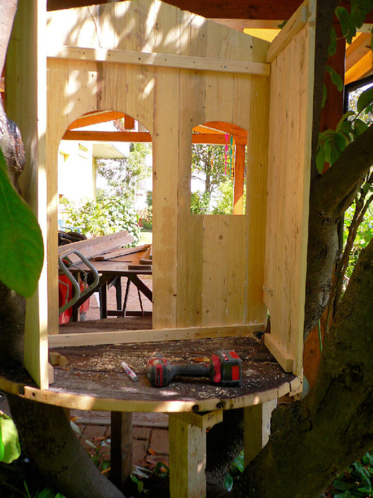 casetta con scivolo fai da te